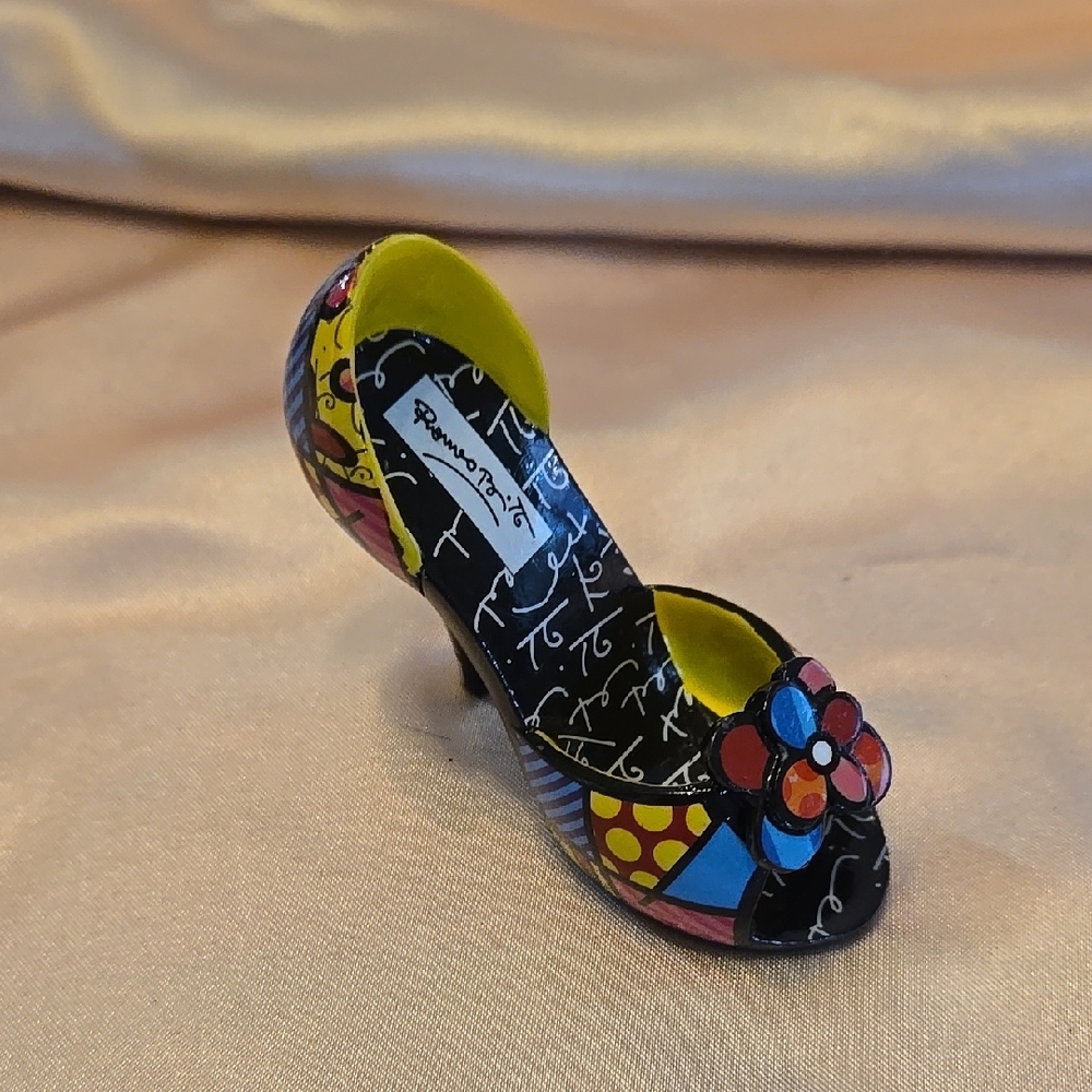 Romero Britto collectible shoe ornament